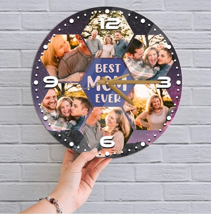 Custom Best Mom Wall Clock