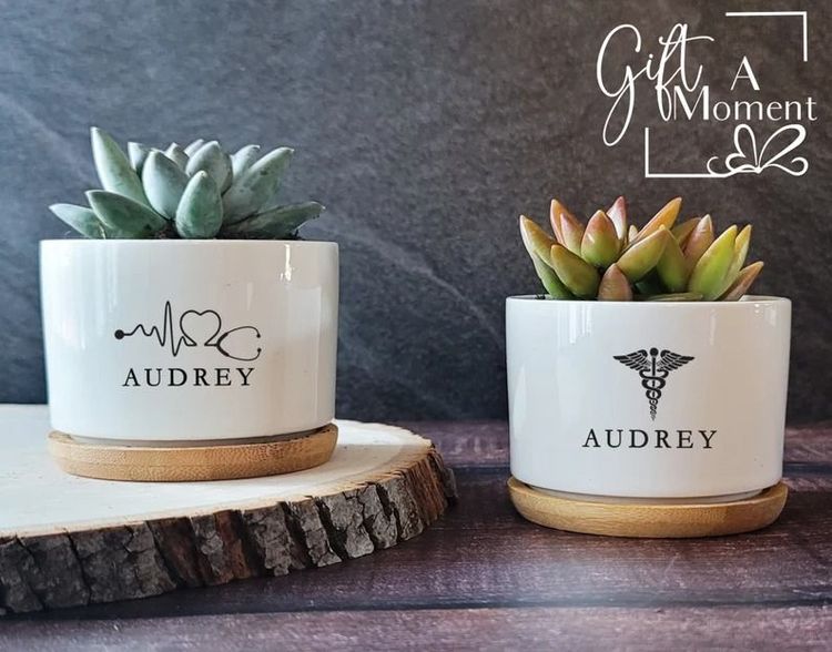 Personalized Medical Profession Succulent Gift