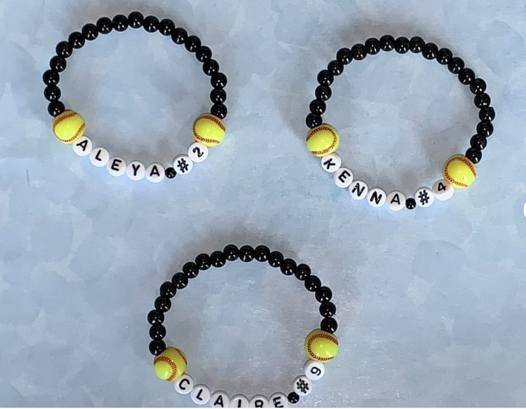 Team Bracelet with Custom Name