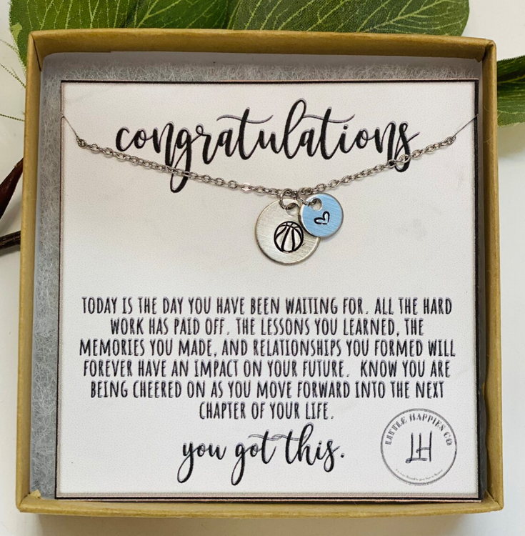 Personalized Basketball Necklace