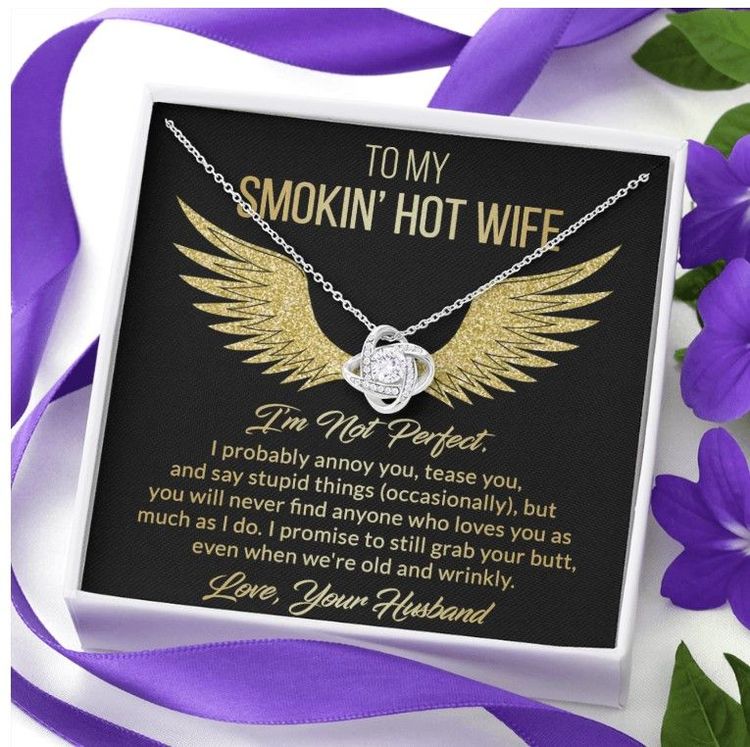 To My Smokin’ Hot Wife Necklace
