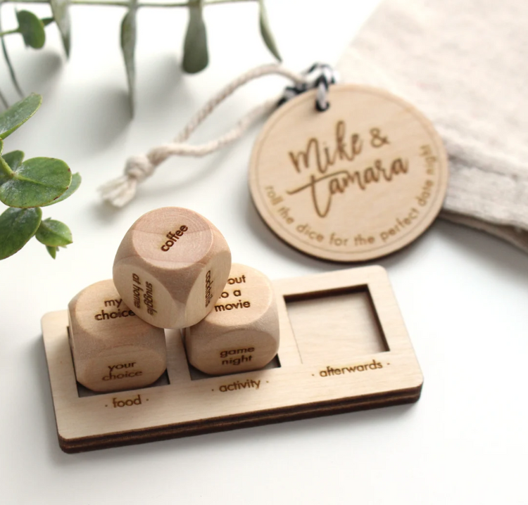 Personalized Date Night Dice