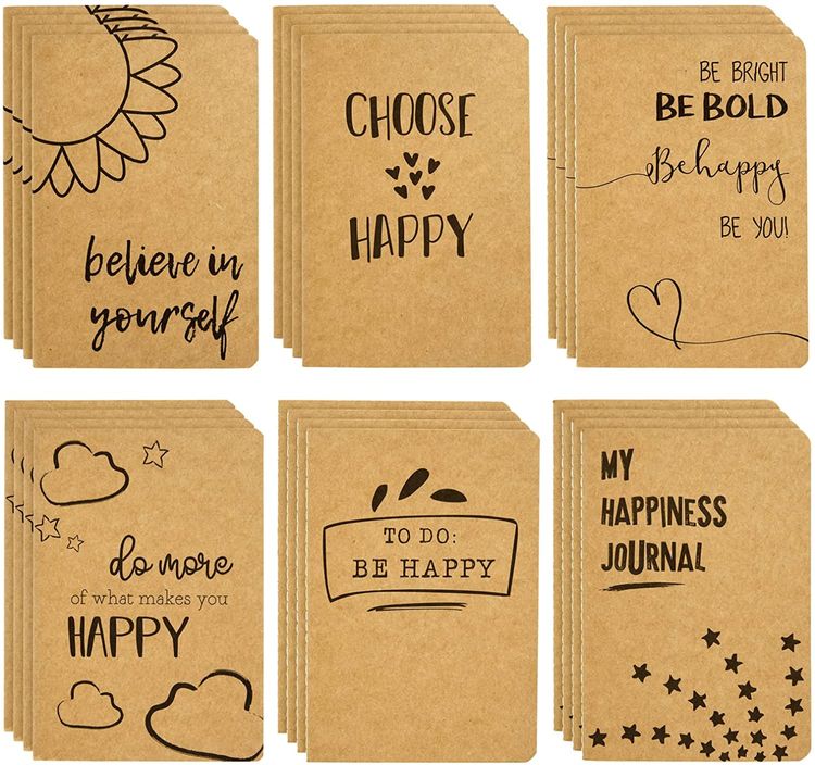 24 Pack Kraft Paper Notebook
