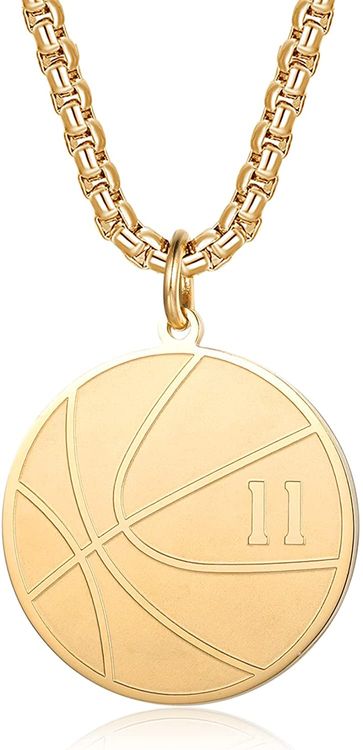 Basketball Number Necklace