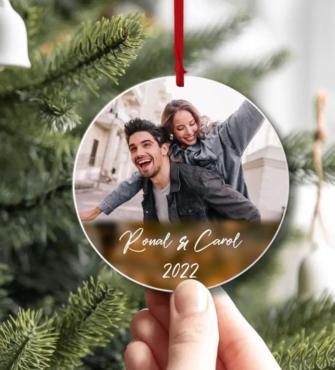 Lovely You And Me This Christmas Acrylic Ornament