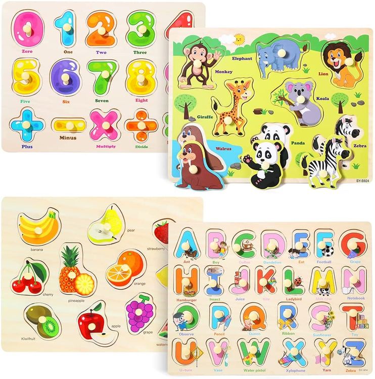 Wooden Peg Puzzle