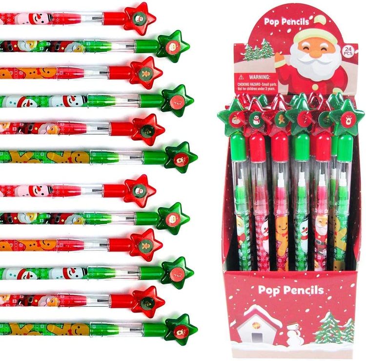 Kids Themed Stationary Accessories-Pencils, Pens, Erasers & 1 Secret  Surprise Sack (TM) - (Cool Gadgets - Red Pouch) - Secret Surprise Sack