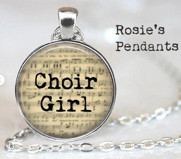 Choir Girl Music Pendants