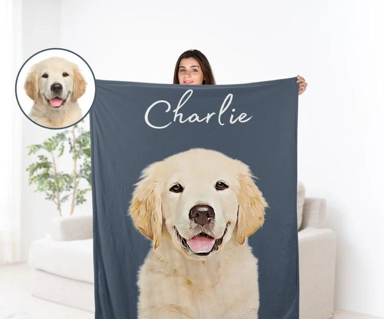 Custom Pet Blanket
