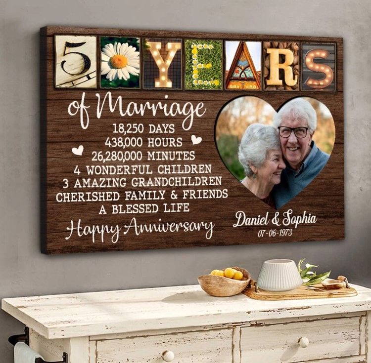 50th Wedding Anniversary Lantern, Best 50th Anniversary Wedding Gifts for  Couple Parents Wife Husband Golden 50 Years of Marriage for Him He - Unique  50th Anniversary Wedding Gift Ideas: Candles & Holders: