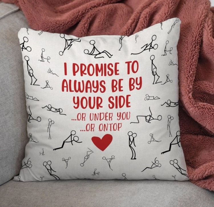 I Promise To Always Be By Your Side Print Pillow