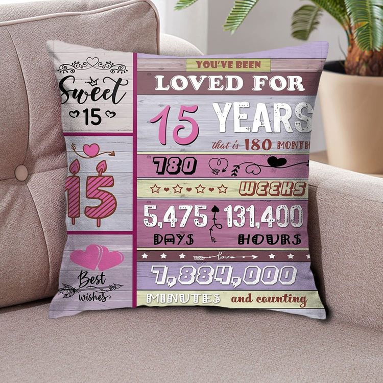 Birthday Pillow Covers