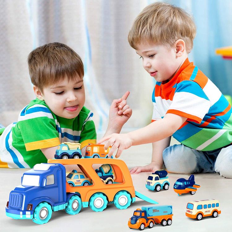Colorful Assorted Truck Playset