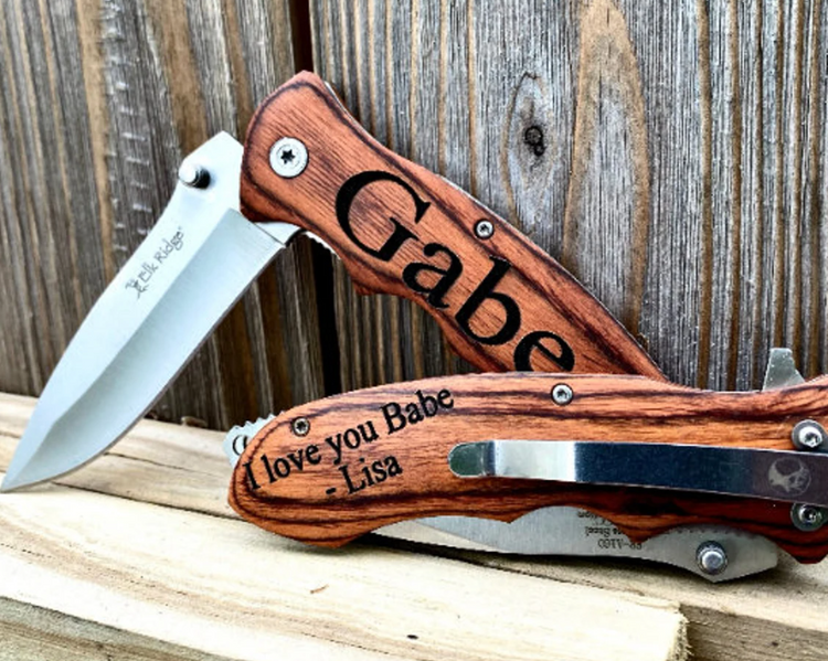 Engraved Pocket Knife