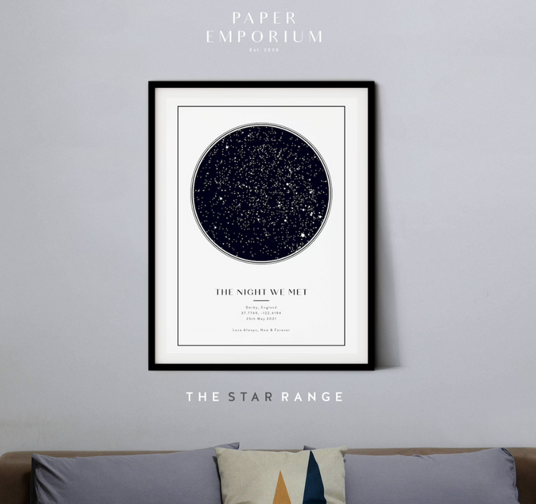 Custom Star Map Print