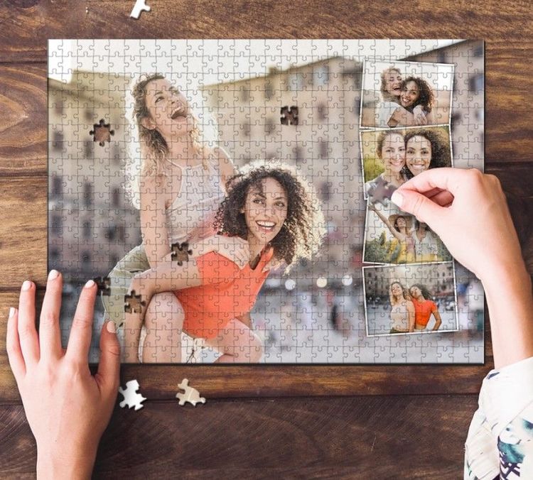 Custom Photo Collage Puzzle- Anniversary For Friend