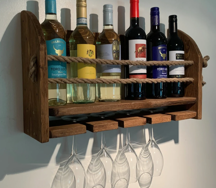 Rustic Wood Bar