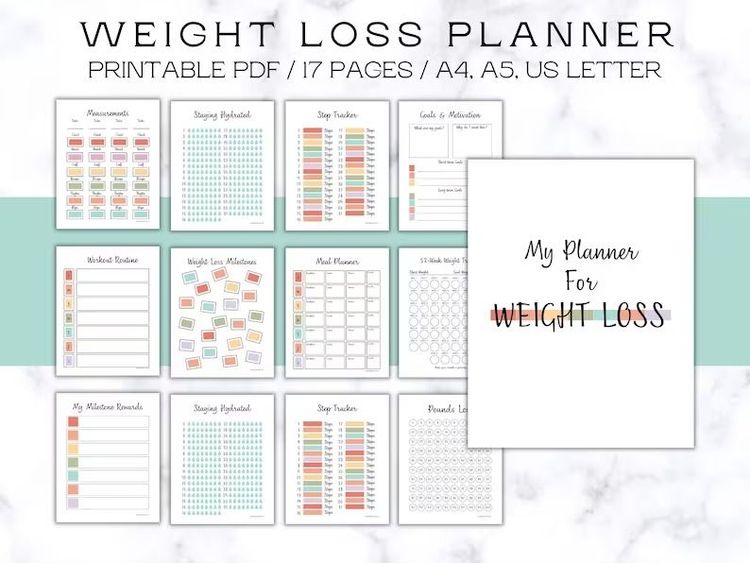 Weight Loss Planner Bundle