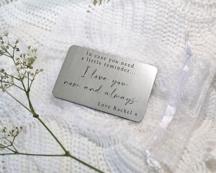 Personalized Wallet Insert