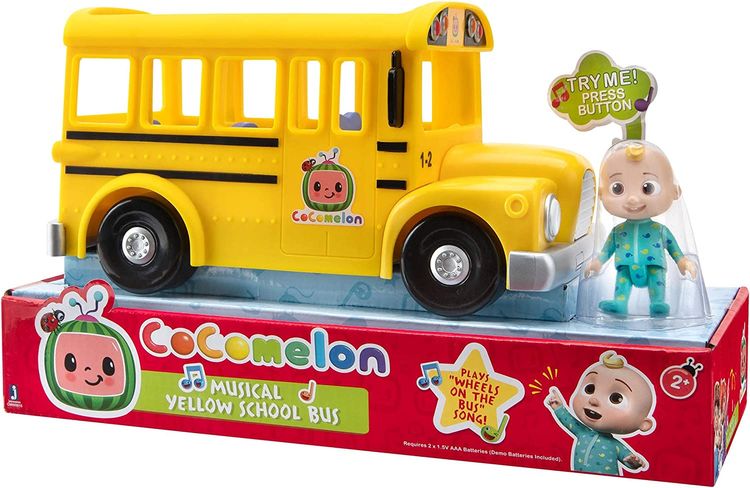 Cocomelon School Bus Toy Box - Delta Children