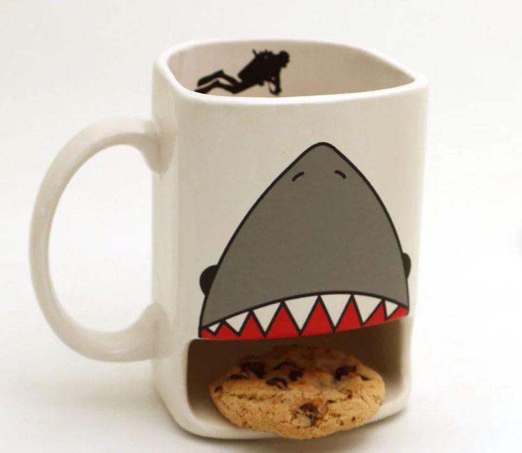 Shark Cookie Mug