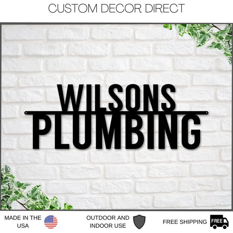 Plumber Sign