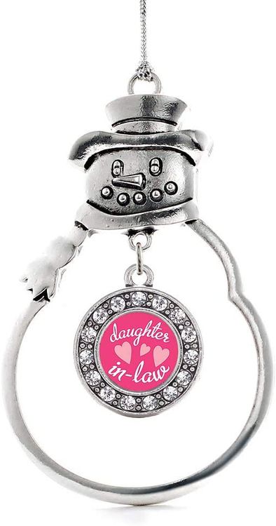 I Love My Daughter in Law Charm Ornament