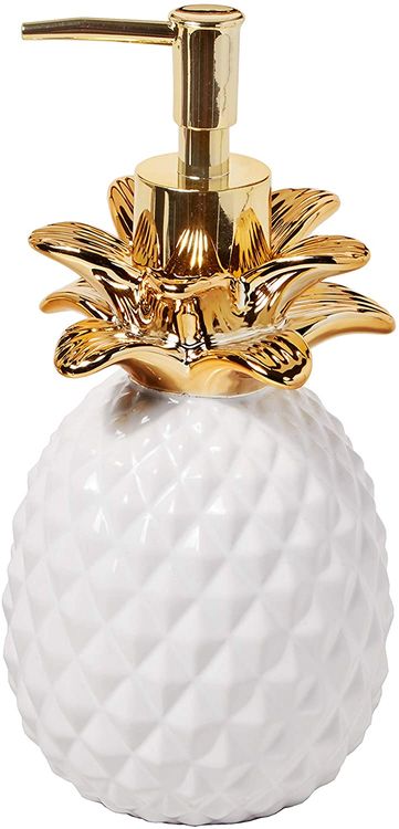 Gilded Pineapple Soap Dispenser