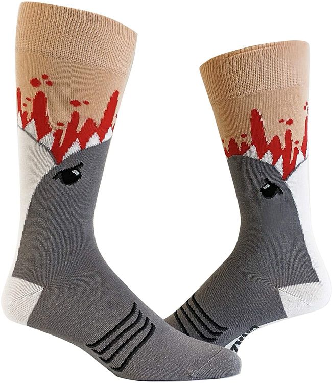 Mens Shark Attack Socks