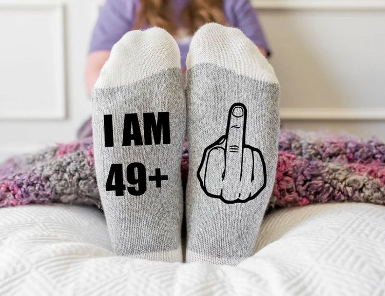 50th Birthday Socks