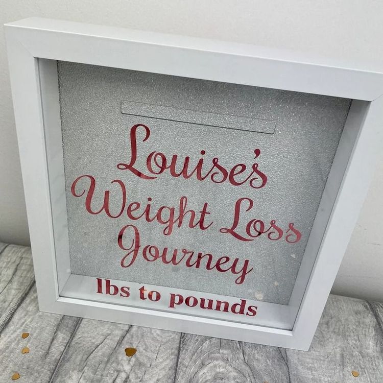 Pounds Money Box Frame Present