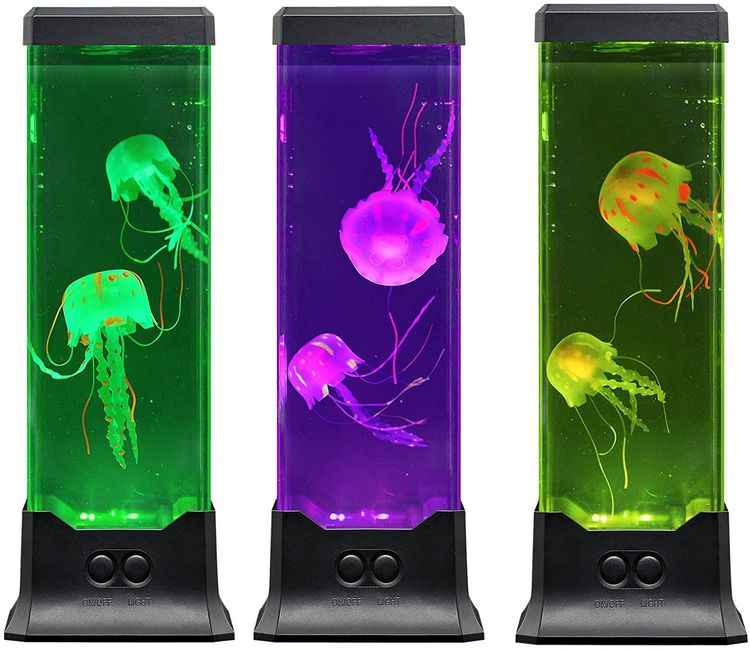 Electric Jellyfish Tank Table Lamp