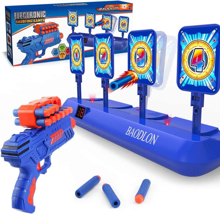 Shooting Targets with Foam Dart Toy Gun