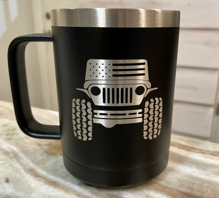 Jeep Lover Happiness Is Driving A Jeep Ceramic Coffee Mug