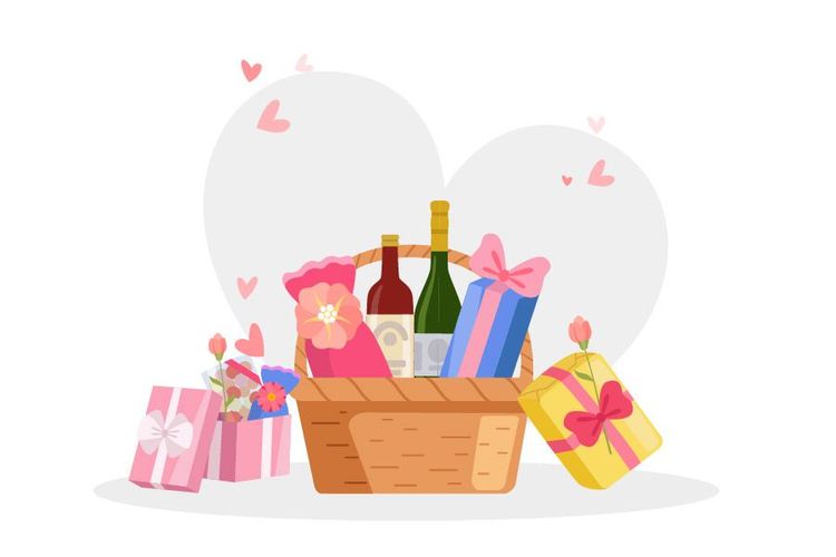 Valentine Wishes: Valentine's Day Gift Basket by Gift Baskets Etc