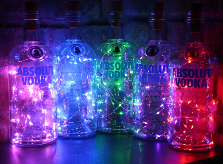 Vodka Bottle Lamp