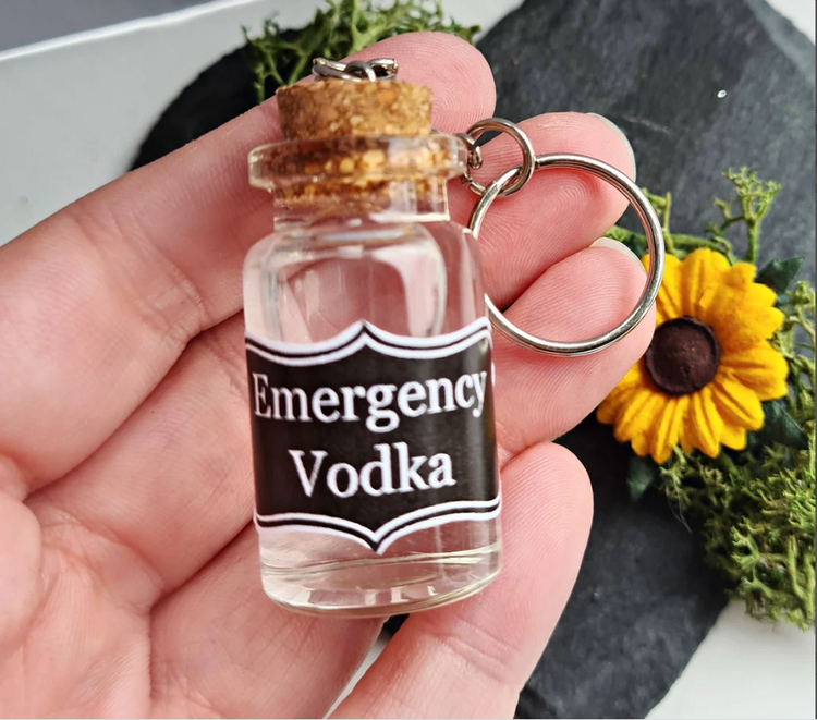 Emergency Vodka Keyring