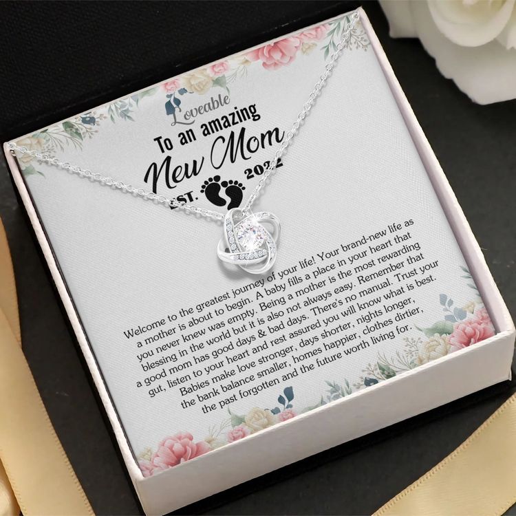 To An Amazing New Mom Necklace