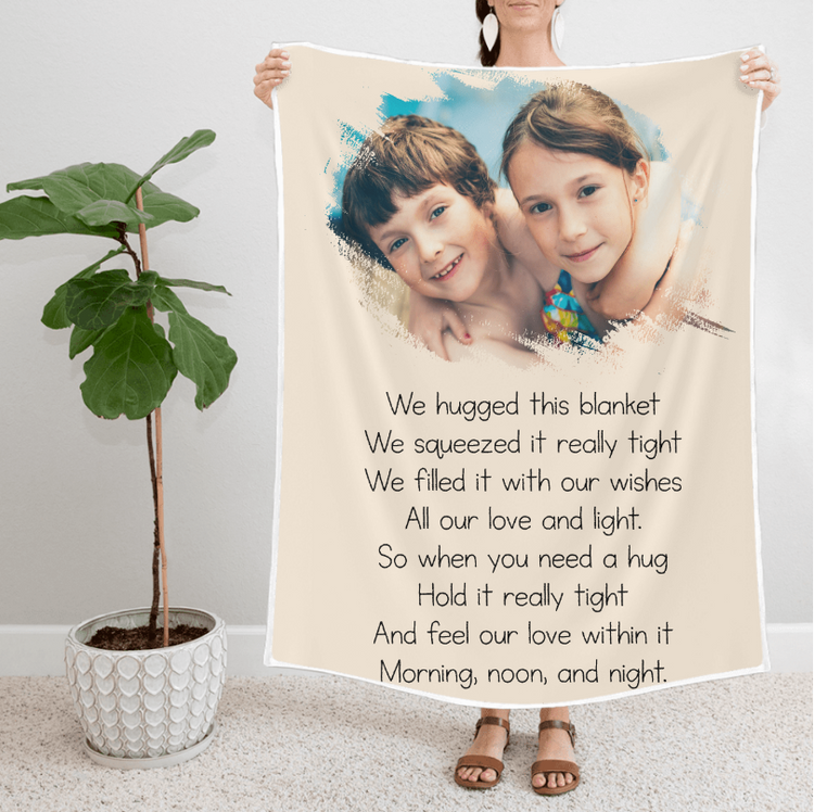 We Huged This Blanket