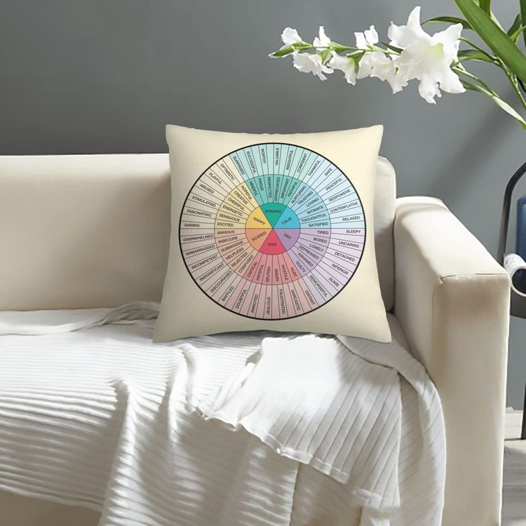 Wheel Of Feeling Pillow