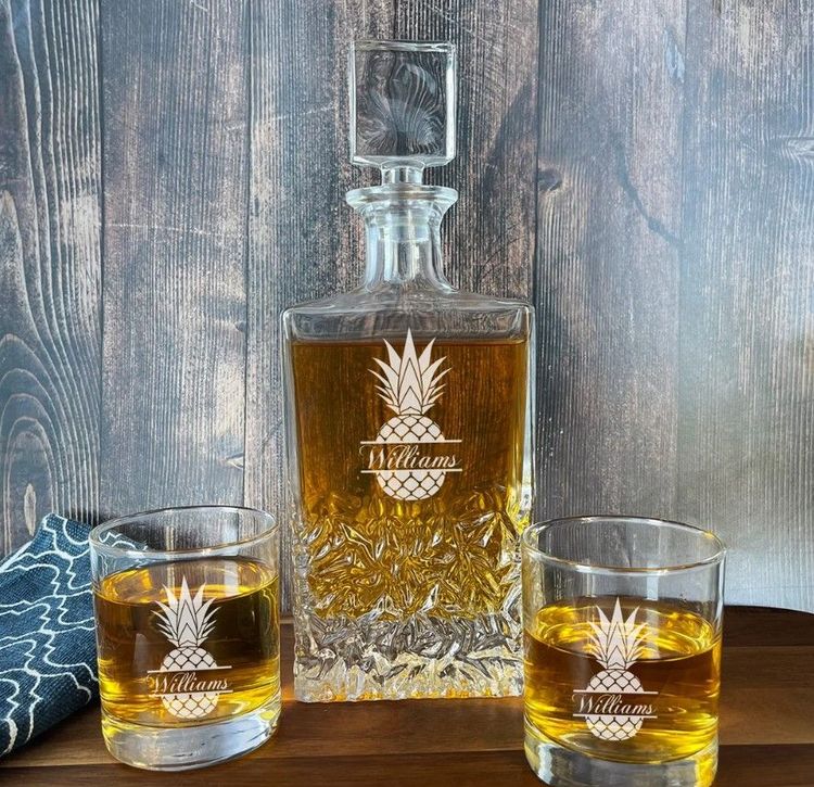 Decanter or Whiskey Rock Glass