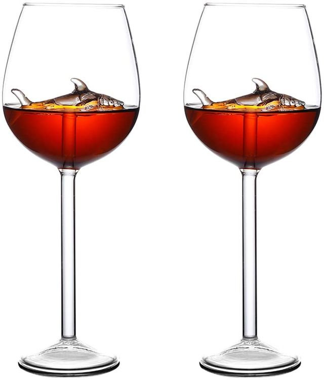 PolSurdy Shark Wine Glass