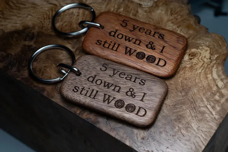 Wooden Keyring