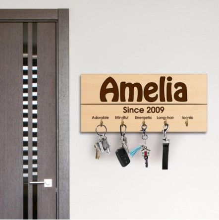 Personalized Name Key Holder