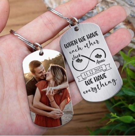 Personalized Steeless Keychain