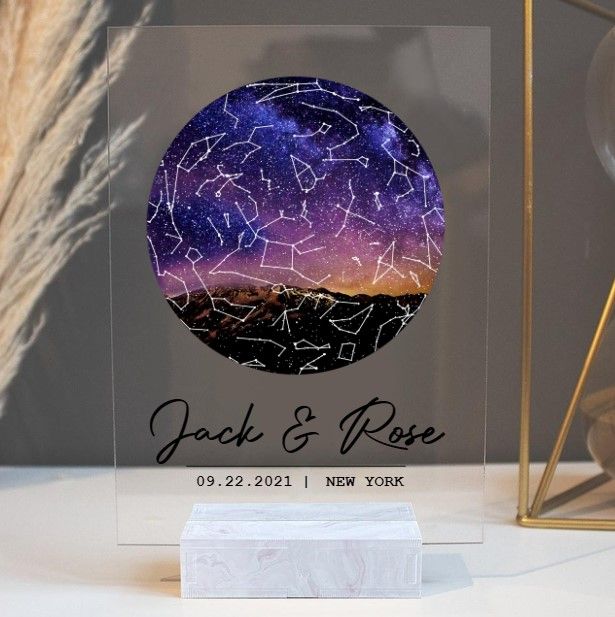 Custom Night Sky Plaque