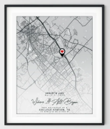 Personalized Map Frame