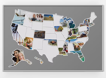 Photo Map Print