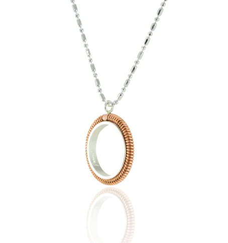 Piano String Necklace