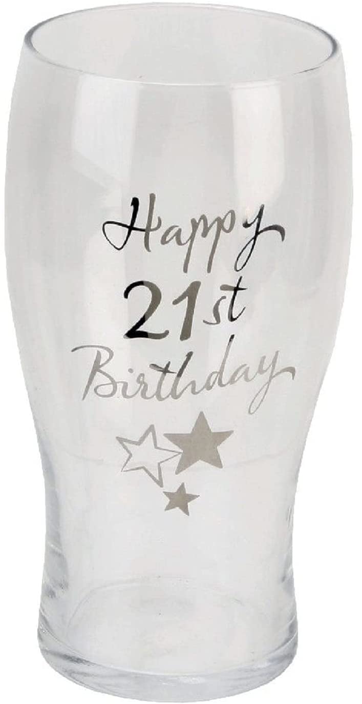 18th Birthday Gift Celebration Top Quality Glass Tankard In Satin Lined Gift Box